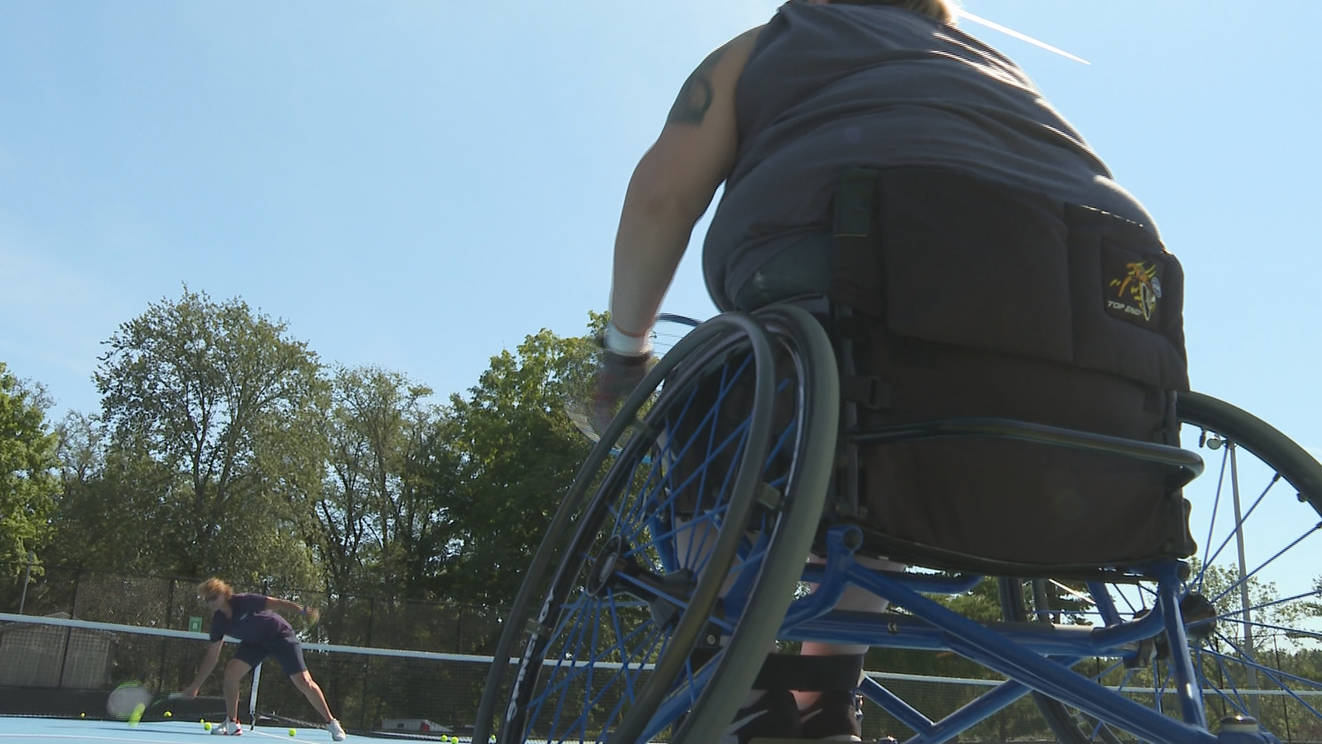 Denise Fitzgerald wanted to find something to feed her athletic nature. She found wheelchair tennis.