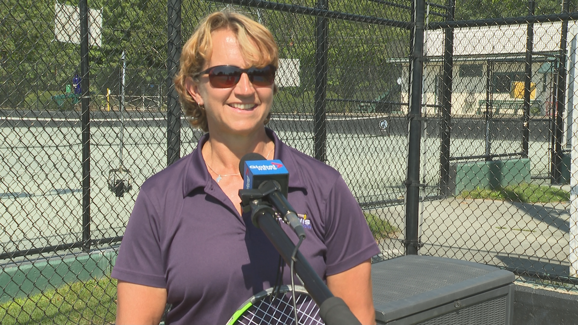 Tennis Nova Scotia’s Technical Director Marijke Nel at The Waegwoltic Club in Halifax.
