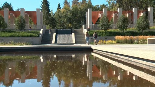 The Aga Khan Garden at the University of Alberta Botanical Gardens southwest of Edmonton in Parkland County, Alta. on Thursday, September 10, 2020.