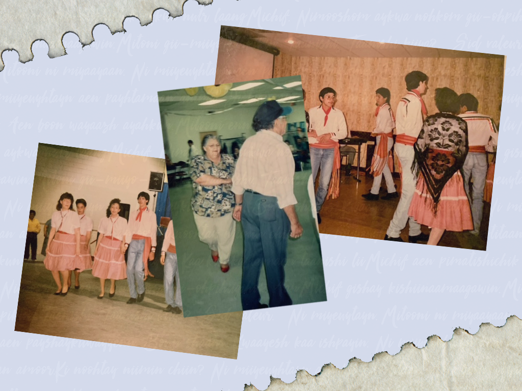 While at home she was grateful to have family, they had all come to operate in a heavily anglicized world.