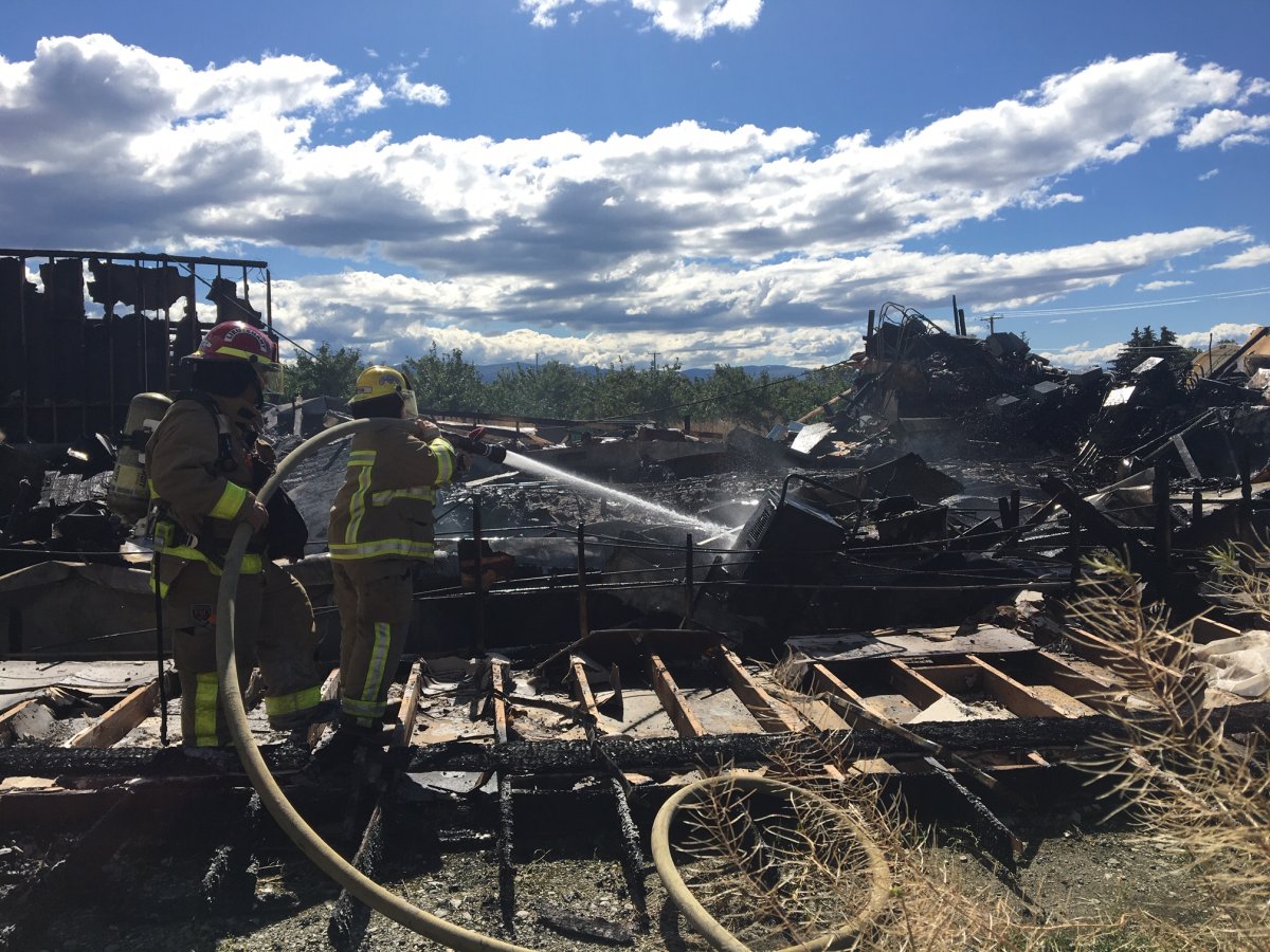 Fire destroys legal marijuana grow operation near Kelowna - image