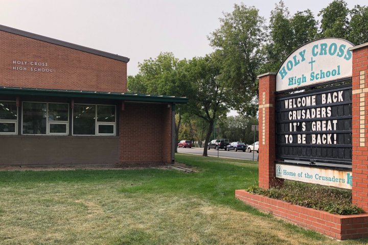 COVID-19 outbreak declared at Holy Cross High School in Saskatoon