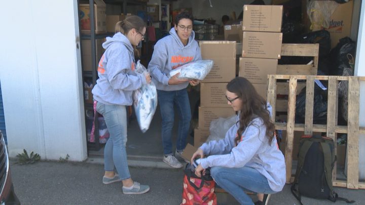 UBC Okanagan nursing students prepare for their first ride along with HOPE Outreach's new Narcan team.