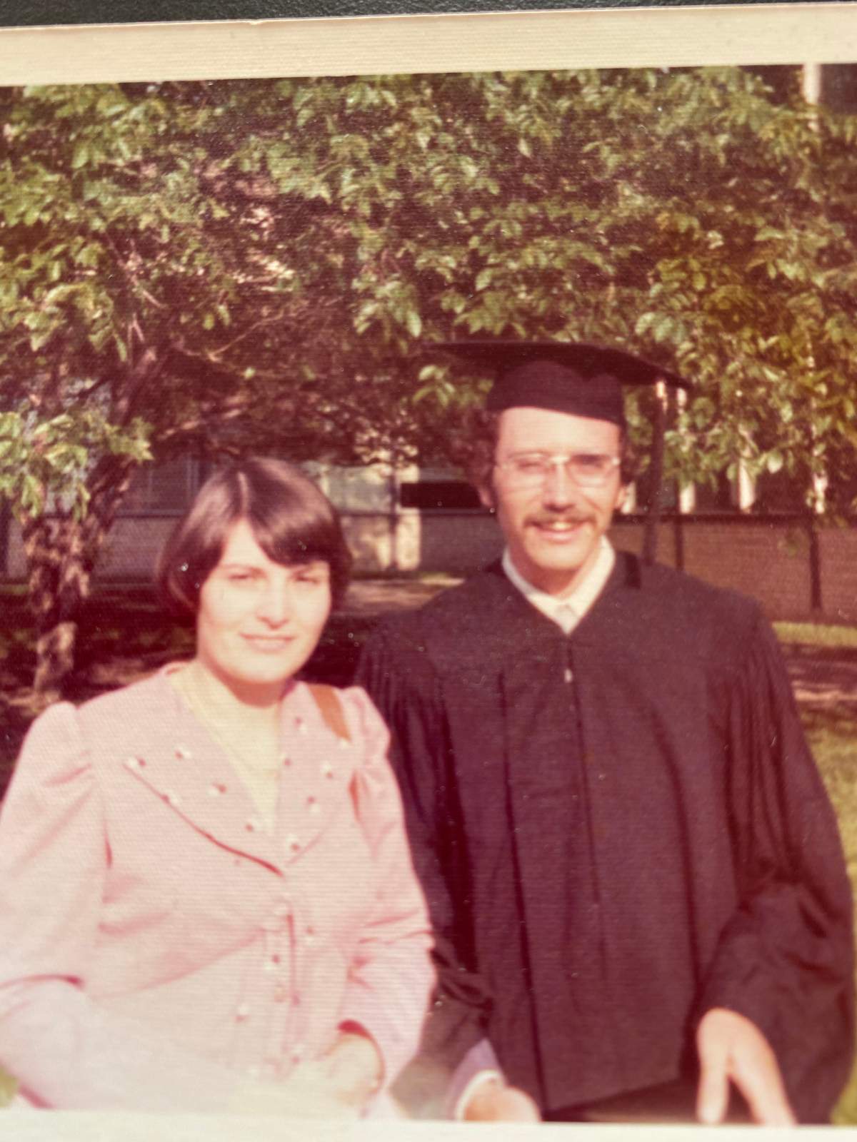 Donna and John McCall would marry seven years after this photo of them was taken in 1976.