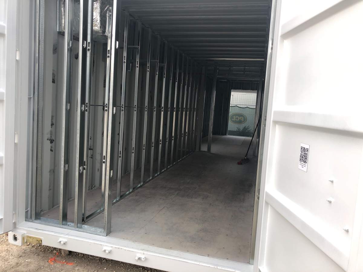 Inside one of Manitoba’s new visiting shelters for seniors in care homes.