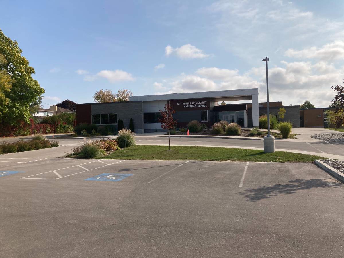 St. Thomas Community Christian School in St. Thomas as seen on Sept. 28, 2020.