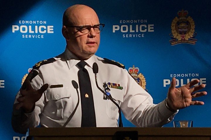 Edmonton police chief says governments and agencies need to work better together, not defund police
