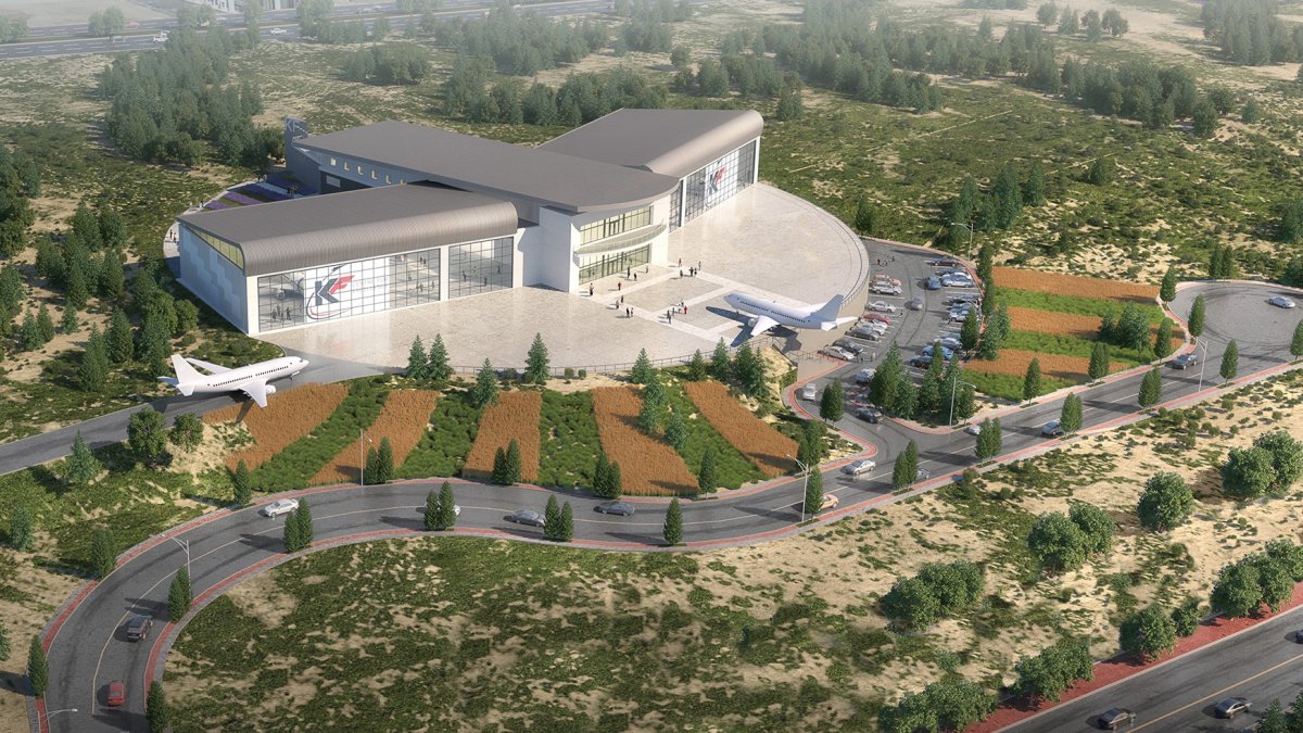 The building will be located beside Kelowna International Airport, and will feature several amenities, including two hangars dedicated to heritage aircraft displays.