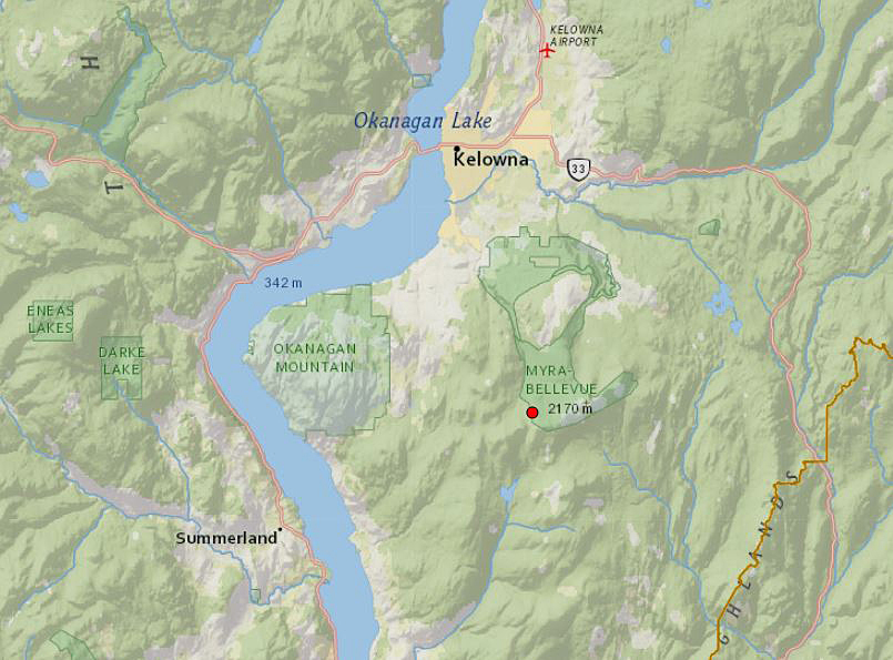 BC Wildfire says the smoke is said to be helping keep temperatures lower at the Little White Mountain wildfire.