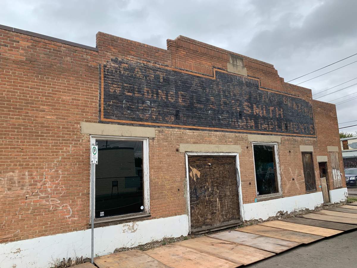 The A. Minchau Blacksmith Shop building in Old Strathcona on Monday, Sept. 14, 2020.