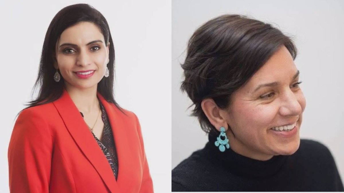 Harwinder Sandhu (left) is the BC NDP candidate in Vernon-Monashee, while Spring Hawes (right) will represent the party in Kelowna West. 