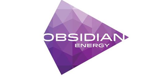 The Obsidian Energy Ltd. logo is shown in this undated handout photo.