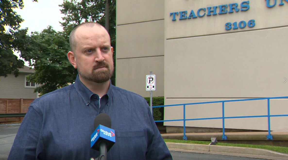 Nova Scotia Teachers Union president Paul Wozney is seen on Thursday, Sept. 3, 2020.