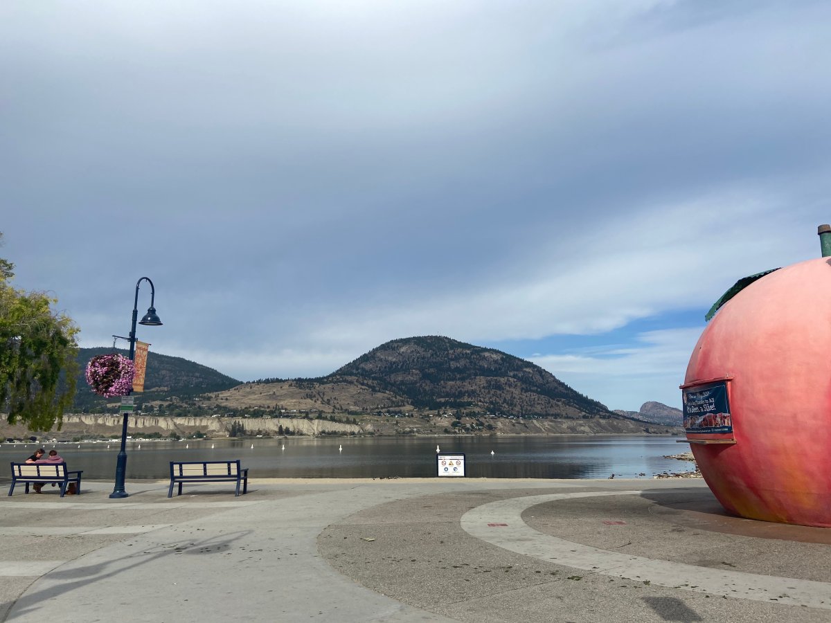 A smoke-free day in Penticton, B.C., on Monday after days of unbearable air quality.