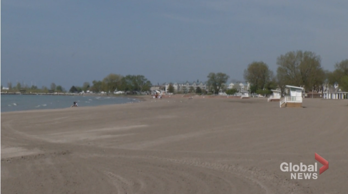 Victoria Beach in Cobourg reopened on Tuesday but will be closed on weekends until mid-October.