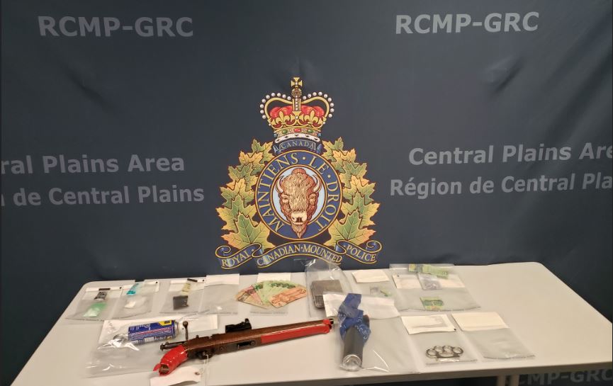 Contraband seized by Portage la Prairie RCMP.
