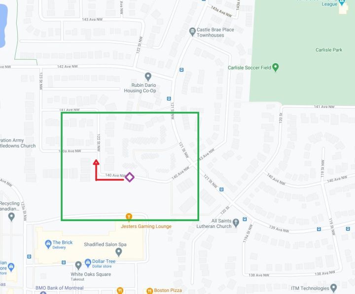 A map of the area where the shooting occurred, and which indicates the reported direction of travel of the SUV, can be viewed below.