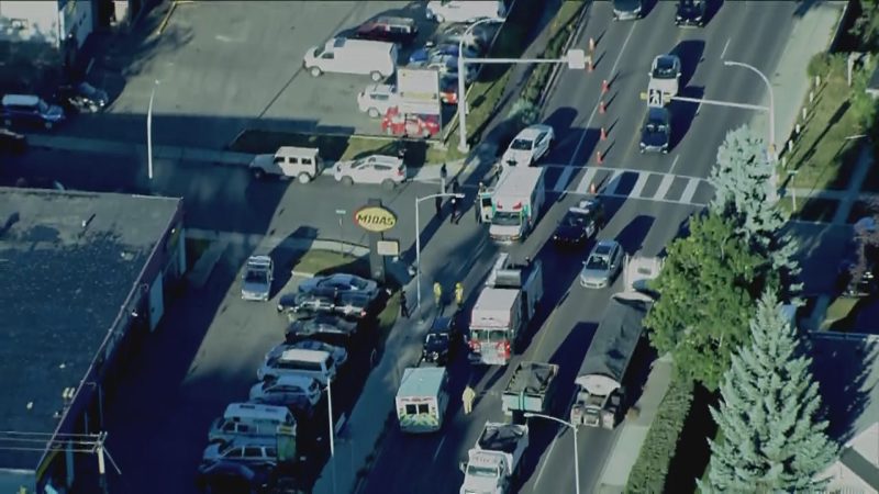 Both EMS and CPS said the children were hit in the area of 17 Avenue and 25 Street Southwest at around 8:15 a.m. on Wednesday, Sept. 9, 2020. 