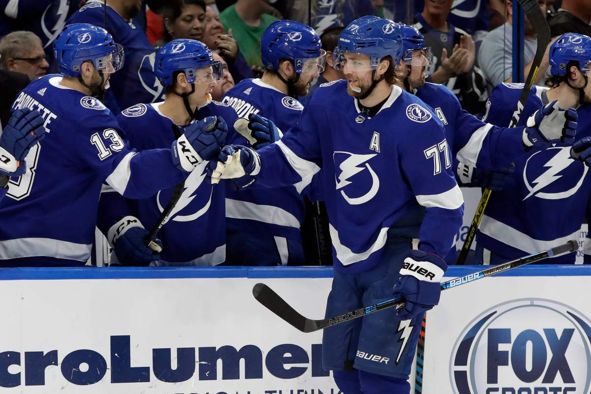 Tampa Bay Lightning defenceman Victor Hedman (77) is one of the favourites to win this year's NHL playoff MVP award.