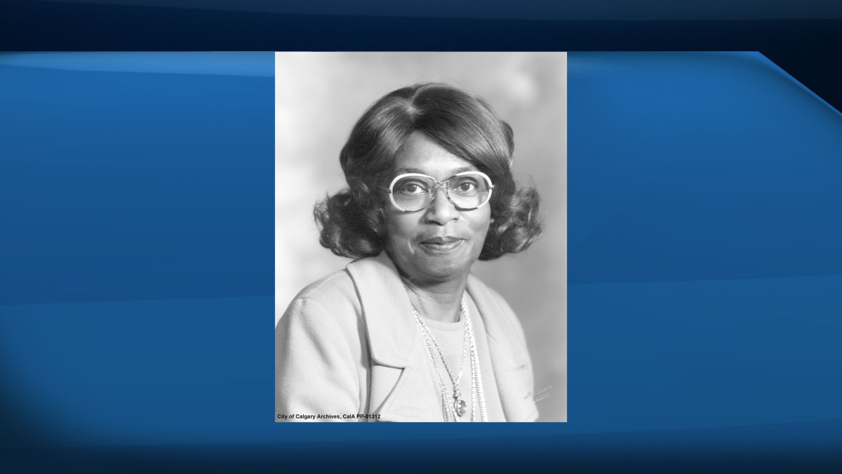 A photo of Virnetta Anderson, the first  Black member of Calgary's city council.