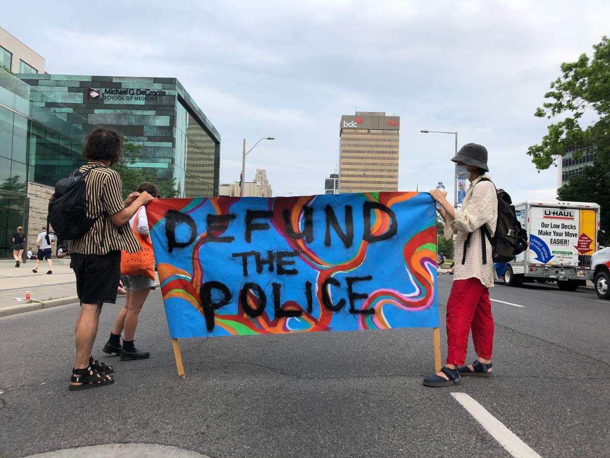 A leader with Hamilton's Centre for Civic Inclusion says he will be watching the city's police board meeting on Thursday and hopes that members will ask "specific" questions about a brief report on defunding the service.