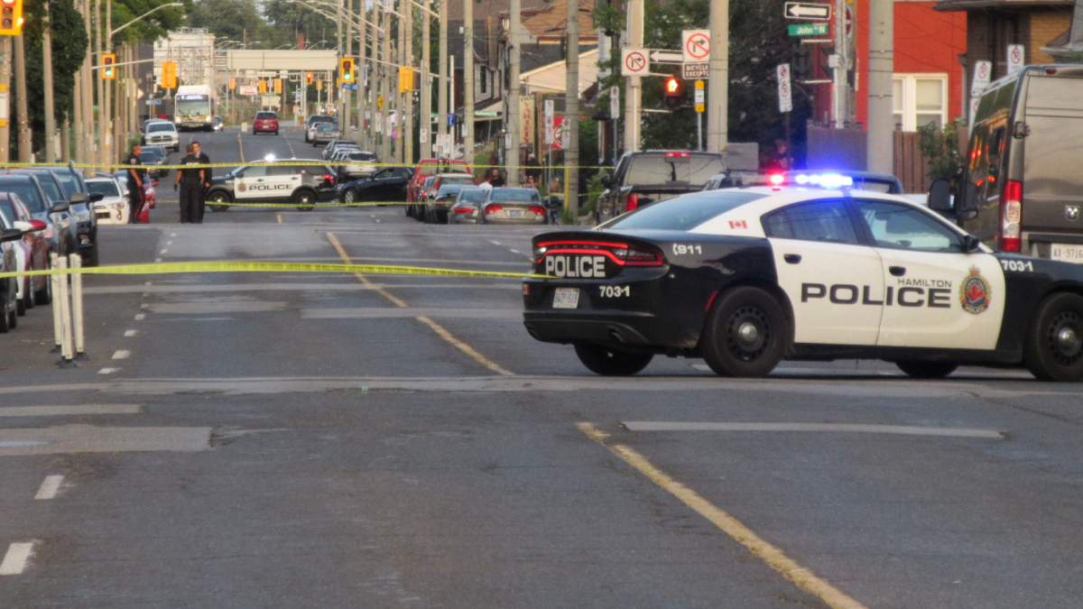 Hamilton police believe a Ford F-150 truck with tinted windows was the suspect vehicle in a drive-by shooting on Sunday Sept. 13, 2020.