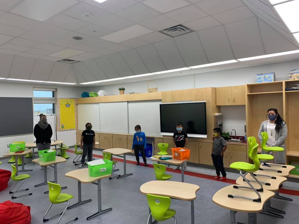 Chief Sabitawasis welcomed students back in person on Monday and two days later, announced it was moving classes entirely online.