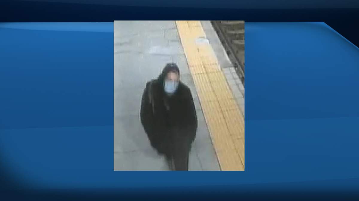 Edmonton police search for a suspect after $180,000 worth of damage was done to the Foote Field sports dome.