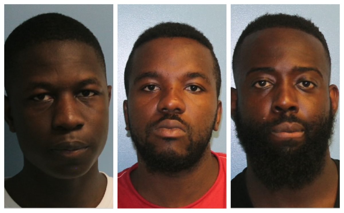 Manitoba RCMP are asking the public for information about (from left) Sekou Toure, Beni Gileza, and Wesnerlens Jordonne.