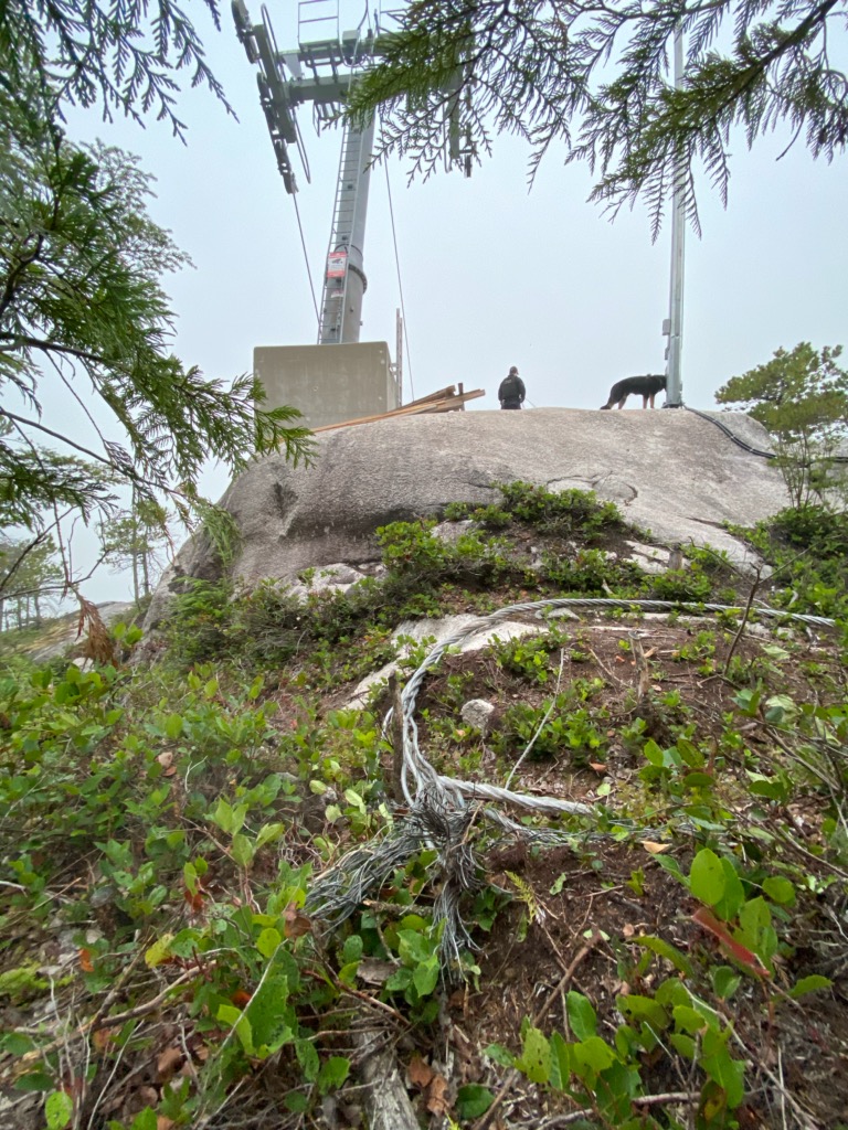 This photo shows the cable has been cut. Credit: Squamish RCMP