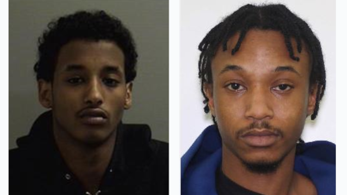 Halton police say they are looking for Ahmed Ismail, 24, and Stanley Frempong, 20, both of Toronto. Ismail may be in Calgary, according to investigators.