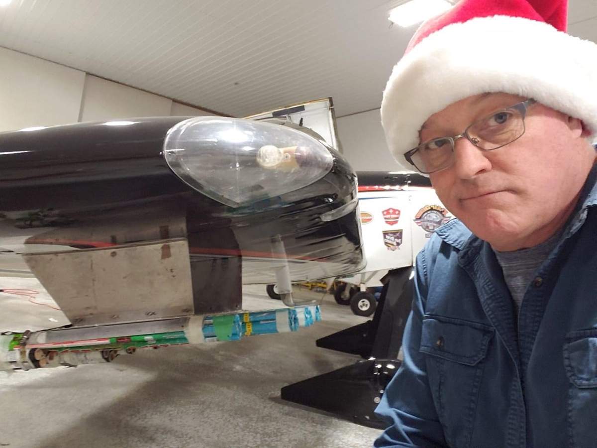 Ken Fowler was known for a fireworks show he ran out of a plane in central Alberta each Christmas.