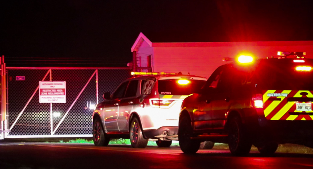 Image from the scene at the airport. 