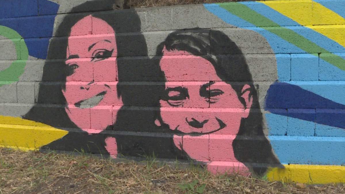 The Centre Street mural pictured on Sunday, Sept. 13, 2020.