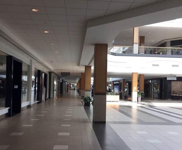 Polo Park, while open for essential business, was nearly empty in the days following the COVID-19 shutdown. This photo was taken on Mar. 18.