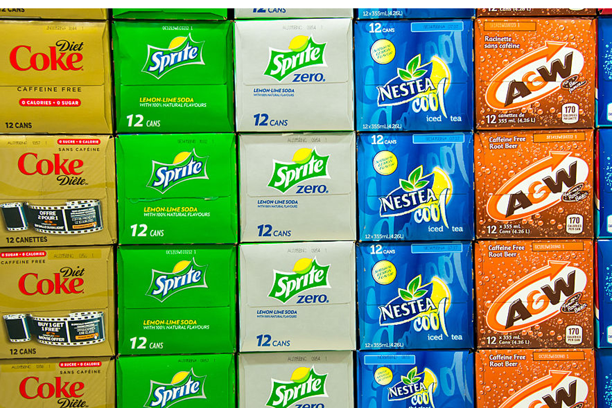 Why are Canadians having trouble locating their favourite brand of soda pop in a can?.