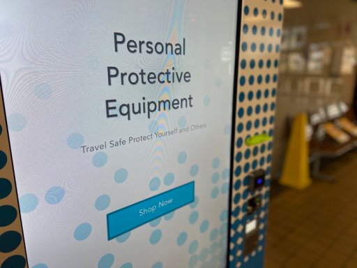 A personal protective equipment vending machine that sells masks, disposable gloves, hand sanitizer etc. is now available at two Metrolinx stations.