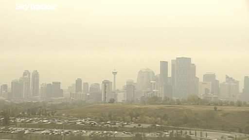 View from Herald building toward downtown Calgary on Saturday, Sept. 19, 2020.