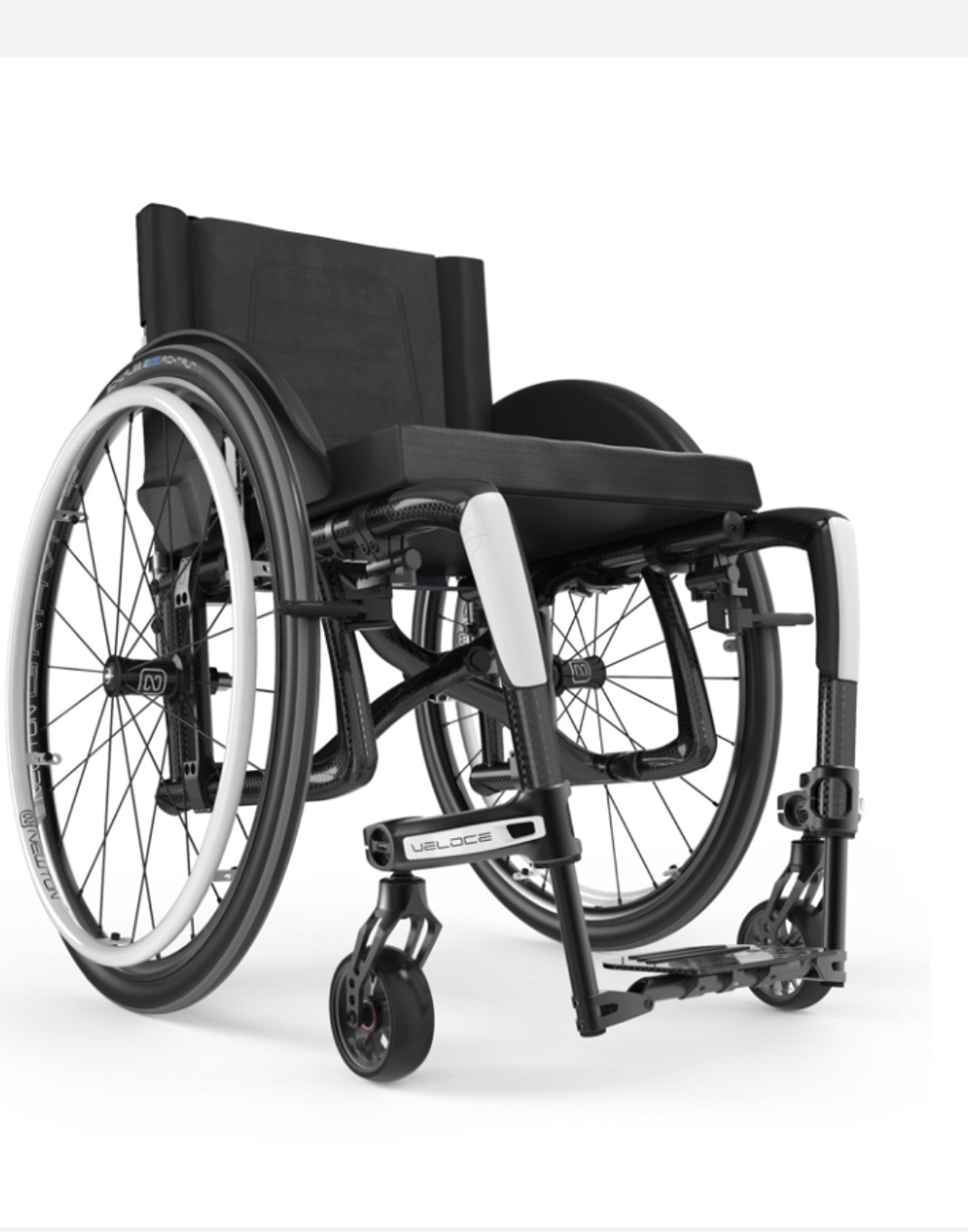 Police provided this image of the stolen wheelchair. Police said the chair is a 2-piece foldable carbon fiber model. 