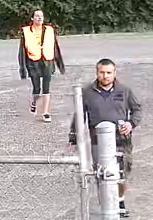 OPP say these two people are suspects in a weekend break and enter at a transfer station near Bobcaygeon.