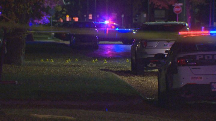 A photo of the crash scene near Salter Street and Boyd Avenue.