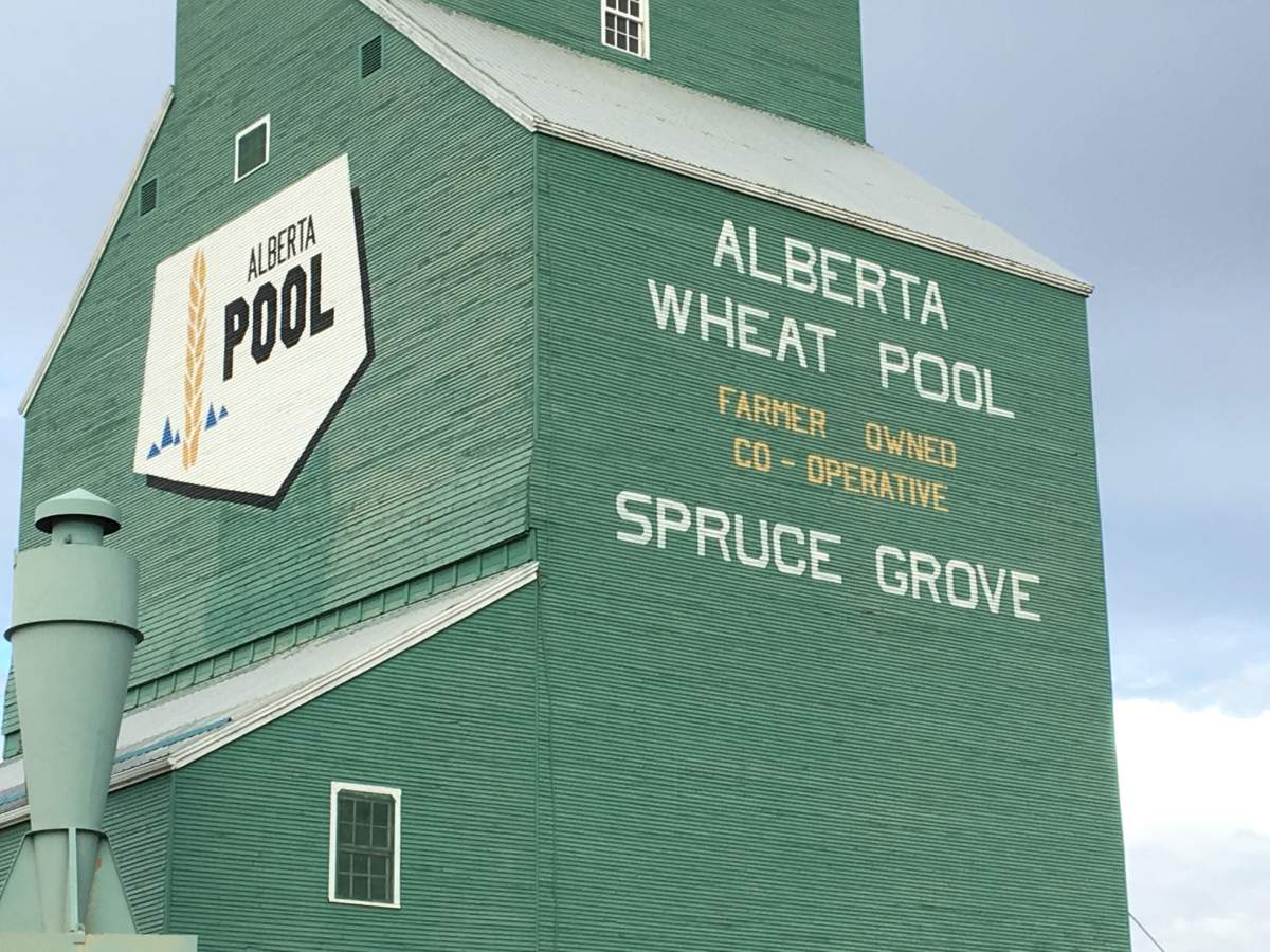 The grain elevator in Spruce Grove is the latest property to be designated a Provincial Historic Resource. Oct. 8, 2020.