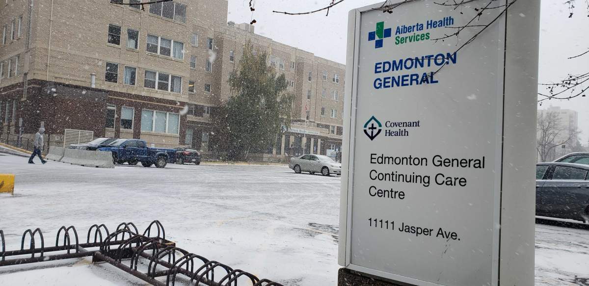 Edmonton General Continuing Care Centre in Edmonton, Oct. 22, 2020.