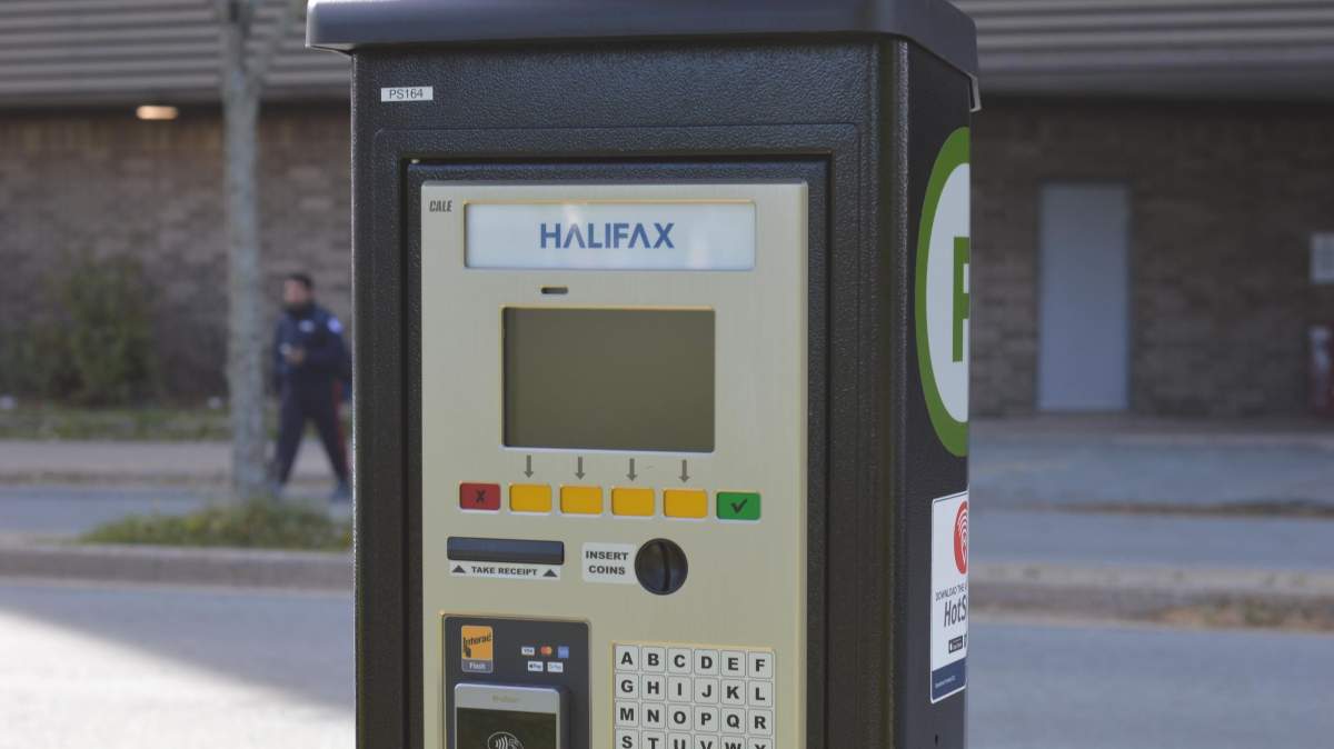 File - A parking pay station in Halifax on Oct. 12, 2020. 
