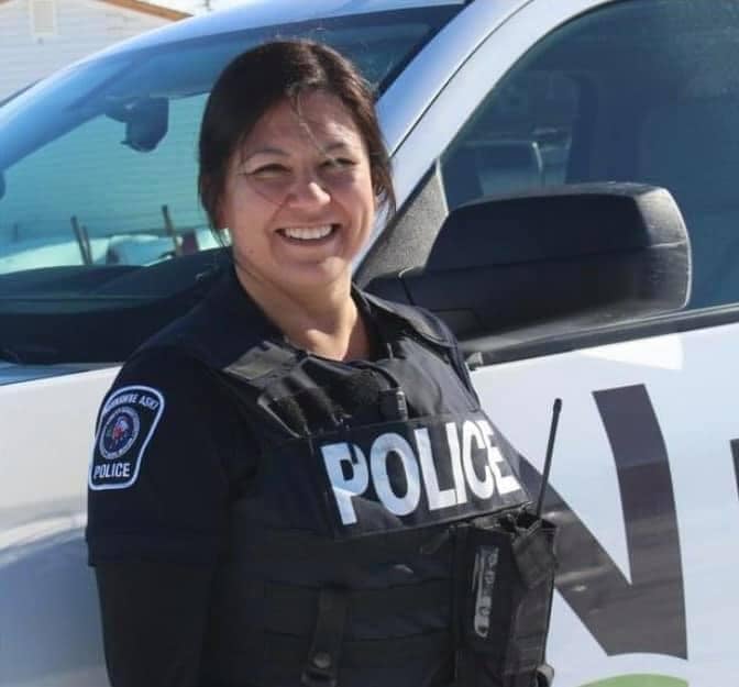 Jennifer Landry, 43, was transported to nearby hospital with a life-threatening gunshot wound after becoming injured at a home on Poplar Avenue.