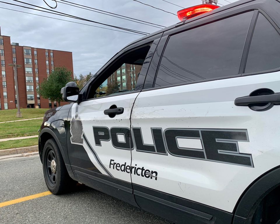 File - A Fredericton police vehicle on Oct. 22, 2020. 