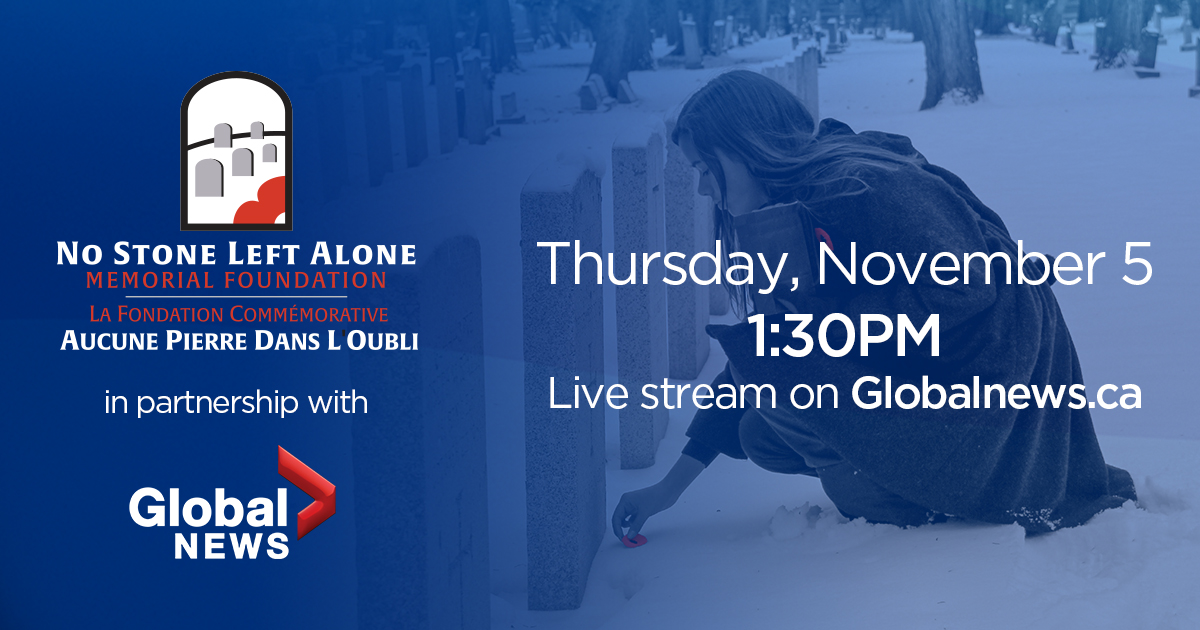 Global News supports: No Stone Left Alone Remembrance Ceremonies - image