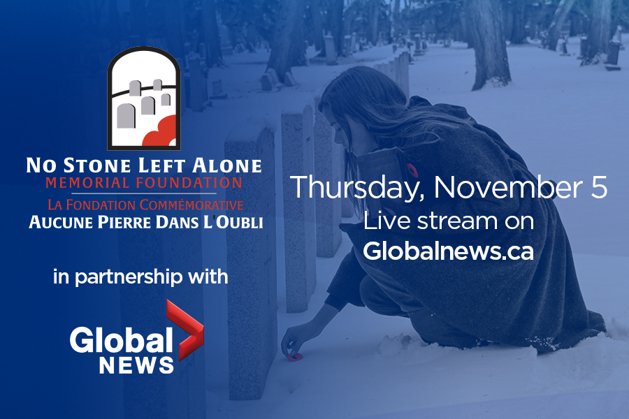 Global Edmonton and 630 CHED support: No Stone Left Alone Remembrance Ceremonies - image