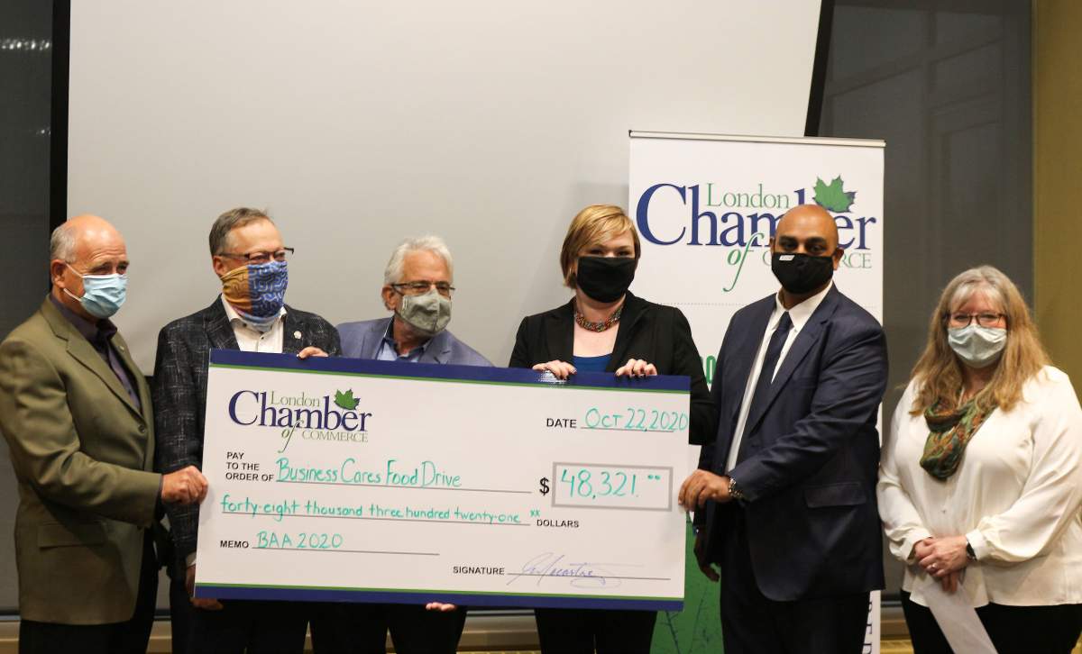 Business Cares Food Drive sees early $48K donation from London Chamber of Commerce - image