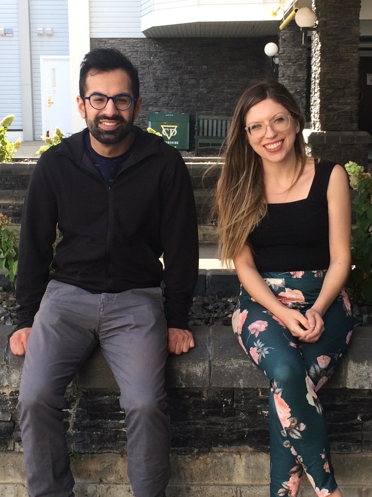 Asad Makhani and Danielle Portnoy